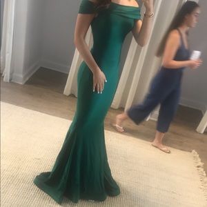 Jessica angel off the shoulder prom dress (gown)